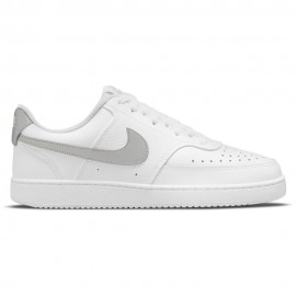 Nike Court Vision Low Bianco Argento - Sneakers Donna
