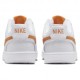 Nike Court Vision Low Bianco Arancio - Sneakers Donna