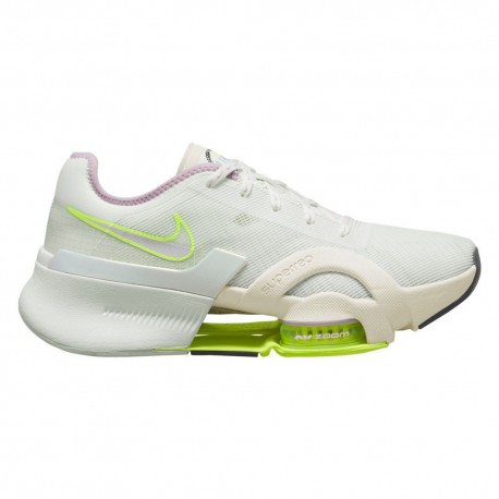 Nike Air Zoom Superrep 3 Prem Bianco Giallo - Scarpe Palestra Donna