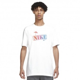 Nike Maglietta Palestra Bianco Uomo