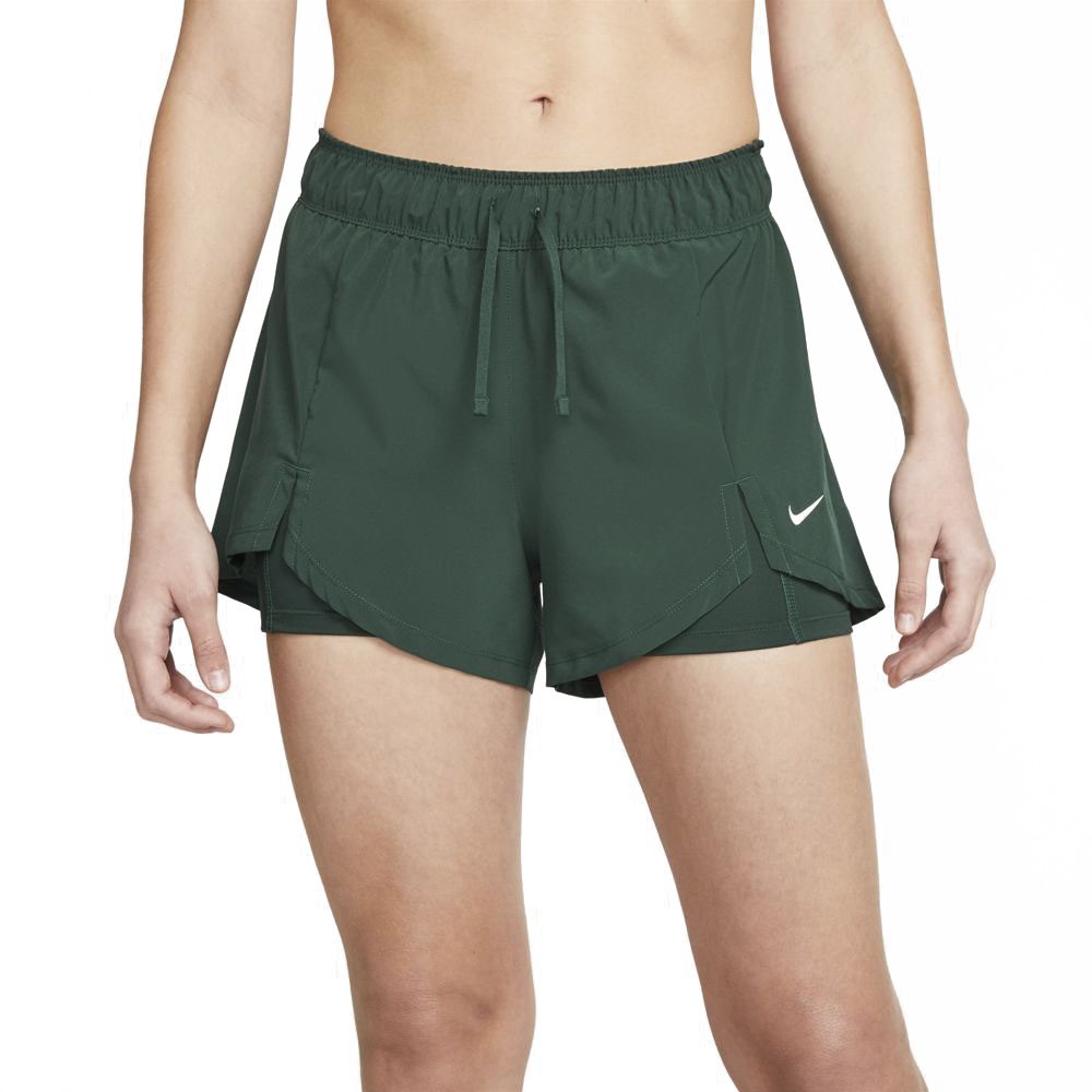 Nike Shorts Sportivi 2 In 1 Verde Donna - Acquista online su Sportland