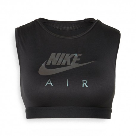 Nike Reggiseno Sportivo Air Mesh Medium Nero Donna