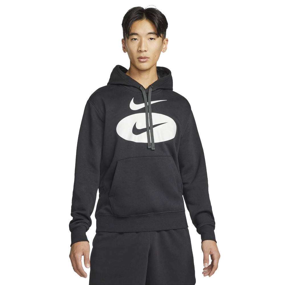 Image of Nike Felpa Con Cappuccio Swoosh League Nero Uomo L