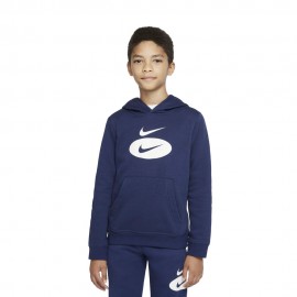 Nike Felpa Hbr Blu Bambino