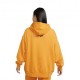 Nike Felpa Logo Swoosh Arancio Donna