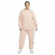 Nike Felpa Logo Swoosh Rosa Donna