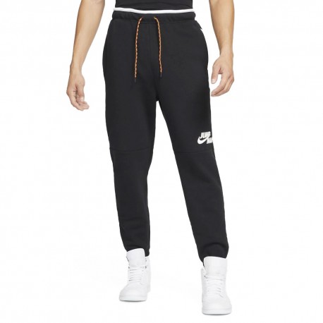 Nike Pantaloni Con Polsino Jordan Nero Uomo