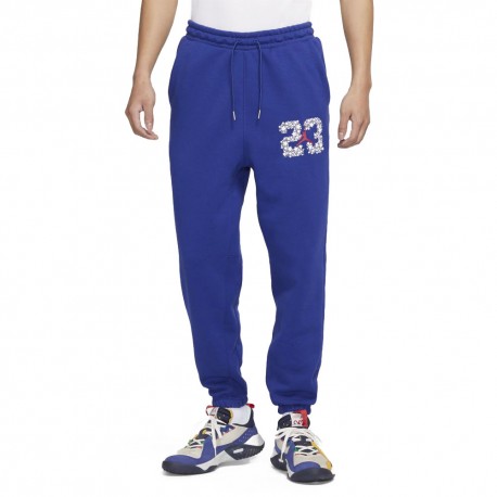 Nike Pantaloni Con Polsino Logo 23 Jordan Viola Uomo