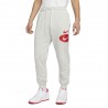 Nike Pantaloni Con Polsino Swoosh League Grigio Uomo