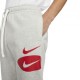Nike Pantaloni Con Polsino Swoosh League Grigio Uomo
