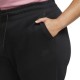 Nike Pantaloni Con Polsino Tech Fleece Nero Donna