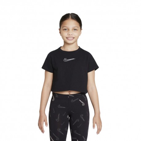 Nike T Shirt Crop Nero Ragazza Acquista online su Sportland