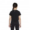 Nike T-Shirt Crop Nero Bambina