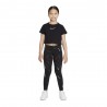 Nike T-Shirt Crop Nero Bambina