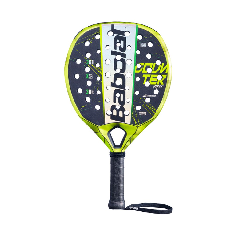 Babolat Counter Viper Lime Nero - Racchetta Padel Uomo TU