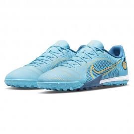 Nike Mercurial Vapor 14 Academy Tf Azzurro Arancio - Scarpe Da Calcio Uomo