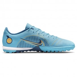 Nike Mercurial Vapor 14 Academy Tf Azzurro Arancio - Scarpe Da Calcio Uomo
