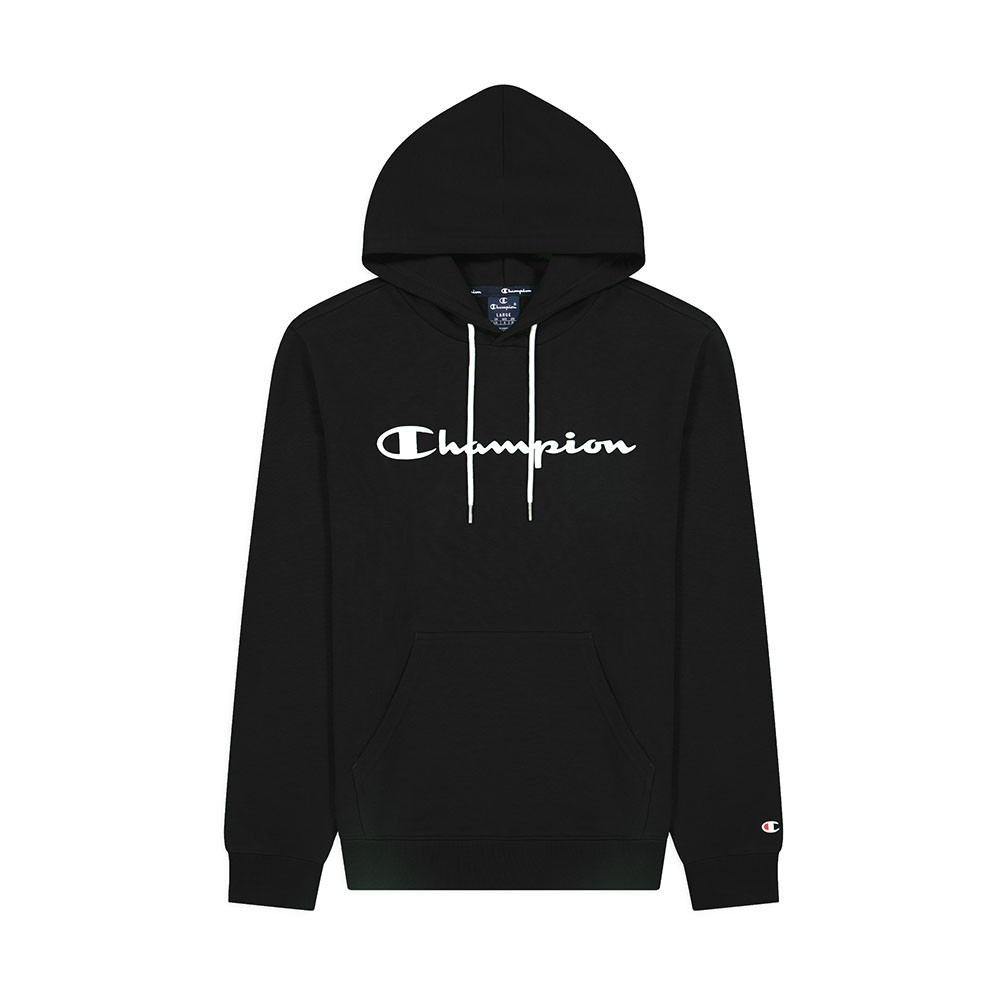 Champion Felpa Con Cappuccio Nero Uomo S