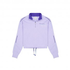 Champion Felpa Con Cerniera Lilla Donna