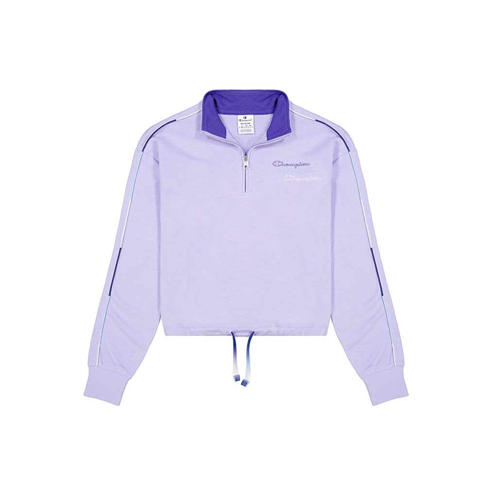 Champion Felpa Con Cerniera Lilla Donna L