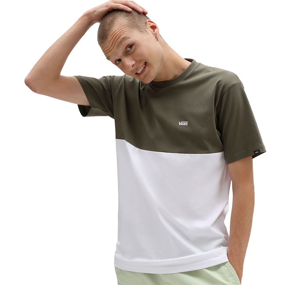 Vans T-Shirt Bicolore Verde Uomo - Acquista online su Sportland