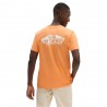 Vans T-Shirt Logo Con Taschino Arancio Uomo