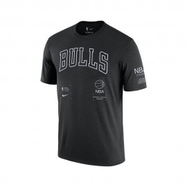 Nike Maglia Basket Nba Bulls Infinity Nero Bianco Uomo