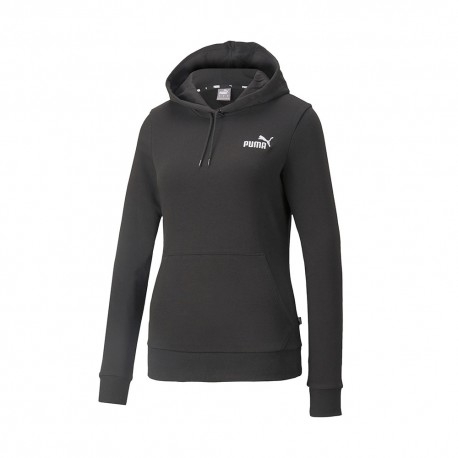 Puma Felpa Con Cappuccio Nero Donna