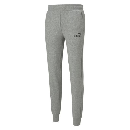 Puma Pantaloni Con Polsino Slim Essential Grigio Uomo