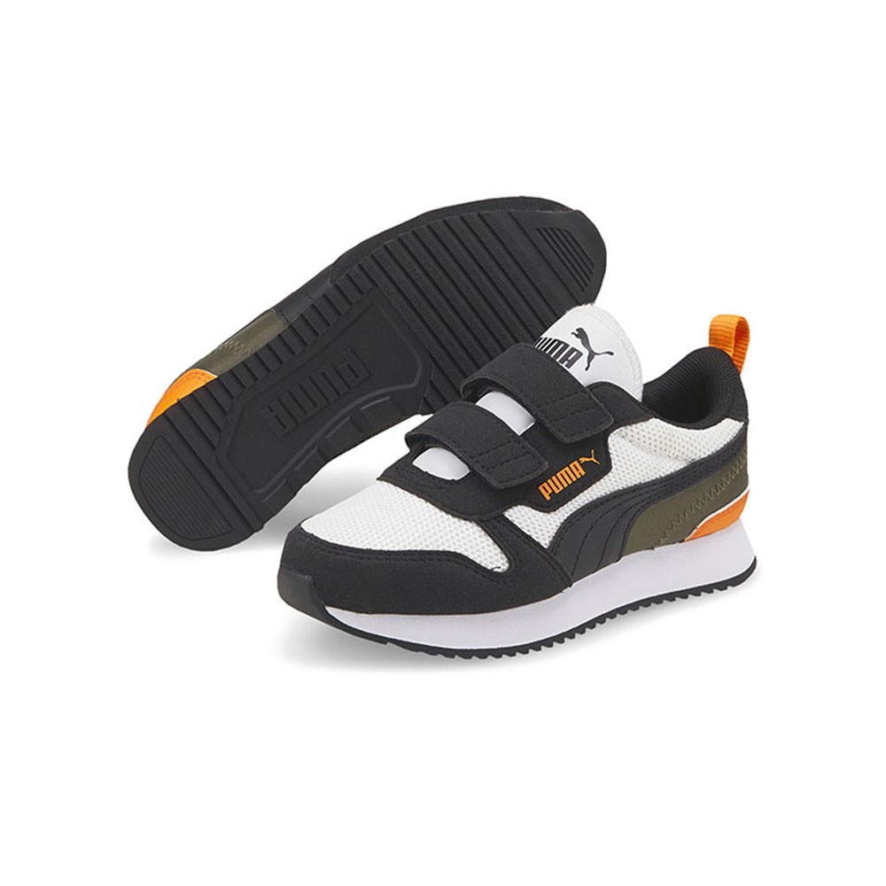 Puma suede bambino nero deals