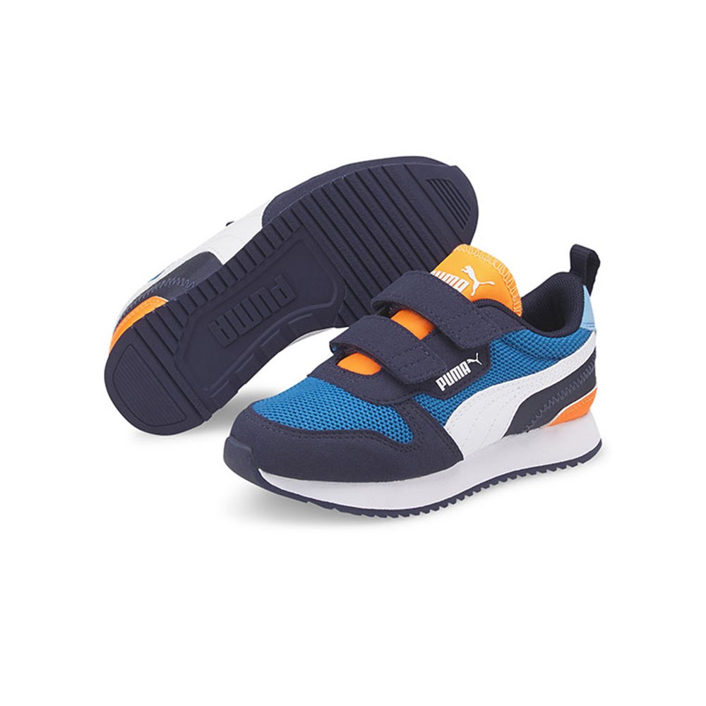 Image of Puma R78 Ps Blu Bianco - Scarpe Ginnastica Bambino EUR 31 / UK 12