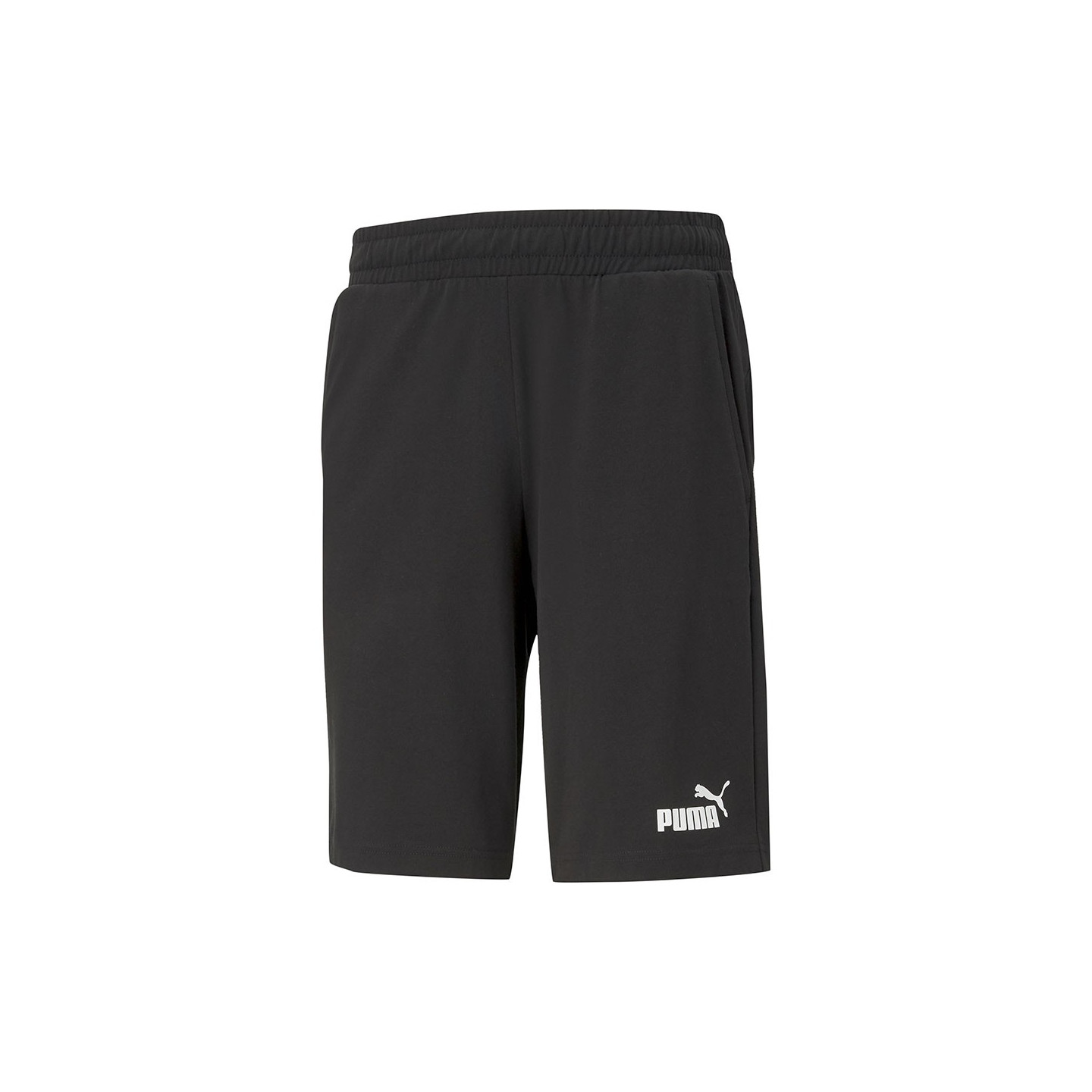 Pantaloni Corti Puma Ess Jersey Short Uomo Nero Piccolo - Immagine 2