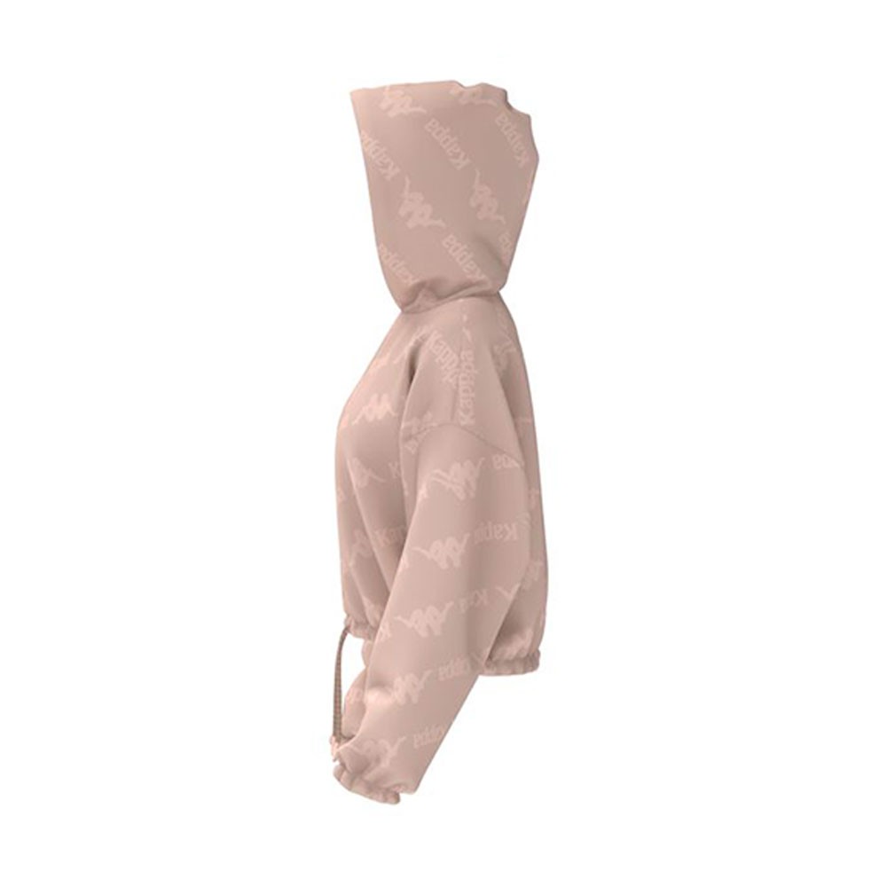 Felpa kappa donna rosa outlet