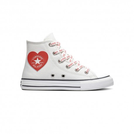 Converse Chuck Taylor All Star Cuore Vintage Hi Ps B - Sneakers Bambina