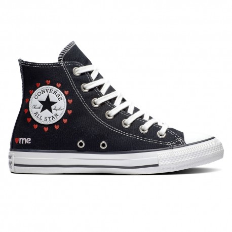 Converse Chuck Taylor All Star Vintage Hi Nero - Sneakers Donna