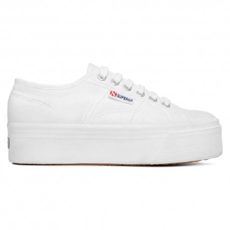Superga 2790 Cotw Up&Down Zeppa 4Cm Bianco - Sneakers Donna