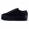 Superga 2790 Cotw Up&Down Zeppa 4Cm Nero - Sneakers Donna