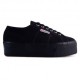 Superga 2790 Cotw Up&Down Zeppa 4Cm Nero - Sneakers Donna