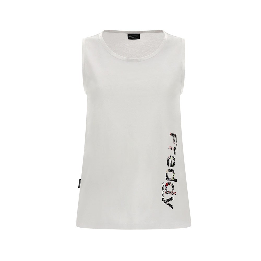 Image of Freddy Canotta Palestra Logo Bianco Donna XS