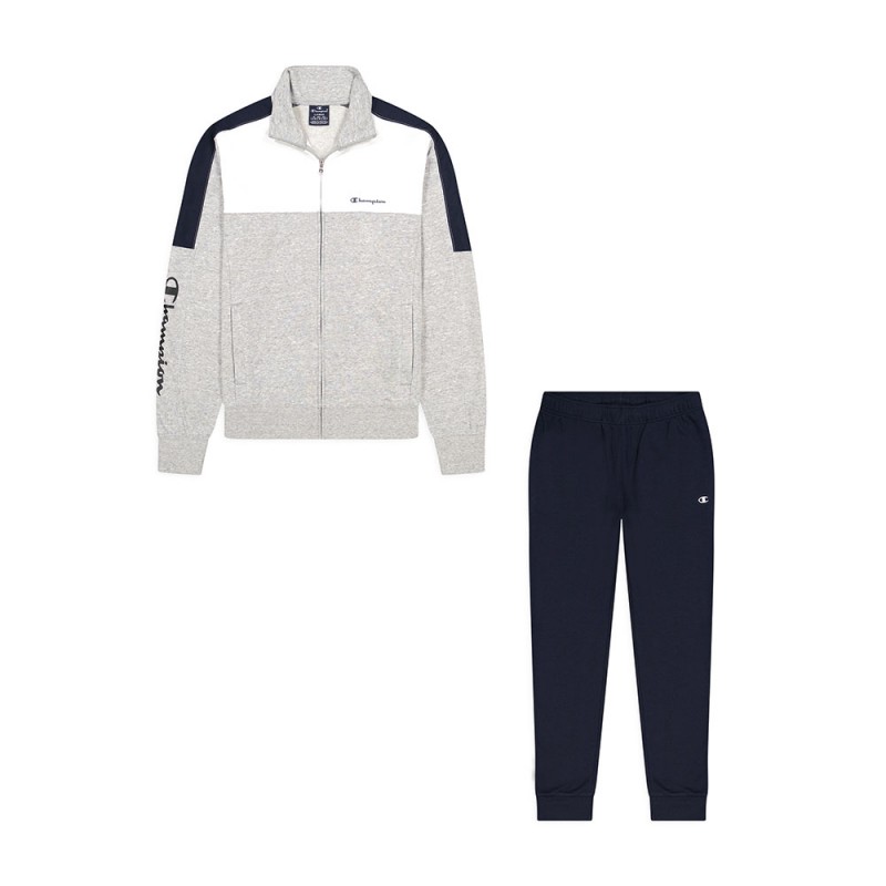Champion Tuta Sportiva Grigio Blu Uomo - Acquista online su Sportland