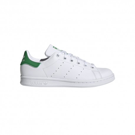 ADIDAS originals sneakers stan smith gs bianco verde bambino