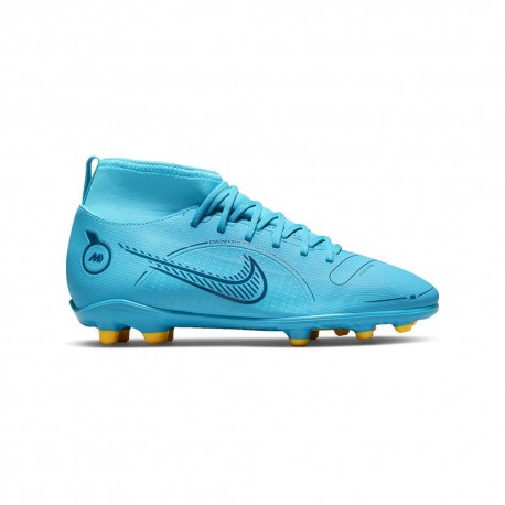 Nike Mercurial Superfly 8 Club Fg Mg Azzurro - Scarpe Da Calcio Bambino