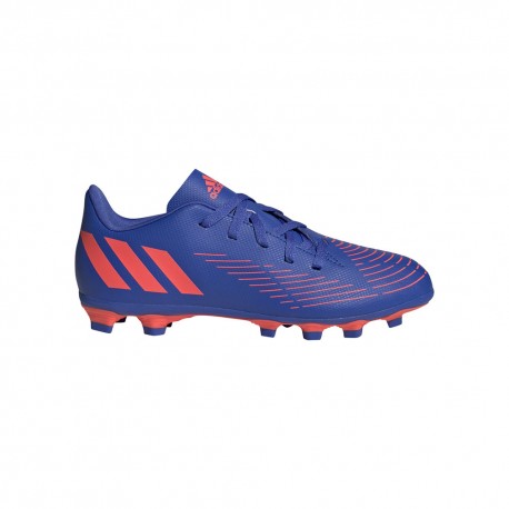 ADIDAS Predator Edge .4 Fxg Blu Bianco - Scarpe Da Calcio Bambino
