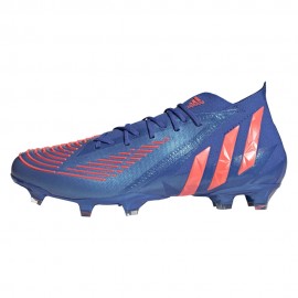 ADIDAS Predator Edge .1 Fg Blu Bianco - Scarpe Da Calcio Uomo