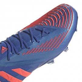 ADIDAS Predator Edge .1 Fg Blu Bianco - Scarpe Da Calcio Uomo