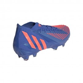ADIDAS Predator Edge .1 Fg Blu Bianco - Scarpe Da Calcio Uomo