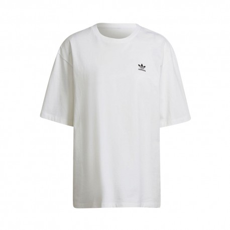 ADIDAS Originals T-Shirt Logo Fiore Eco Bianco Donna
