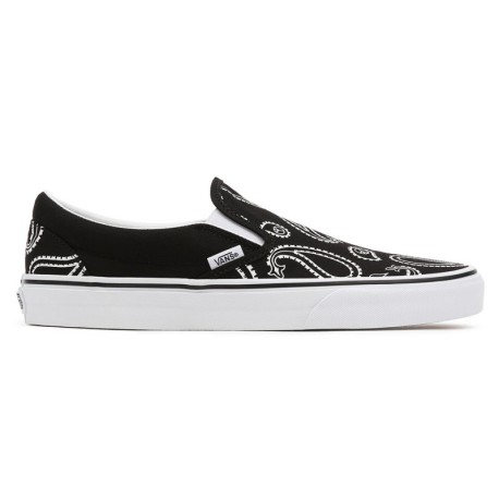 Vans Classic Slip On Paisley Nero Bianco Sneakers Uomo