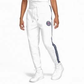 Nike Pantaloni Con Polsino Psg Jordan Bianco Uomo