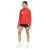 Nike Felpa Running Hzip Swoosh Chile Rosso Bianco Donna